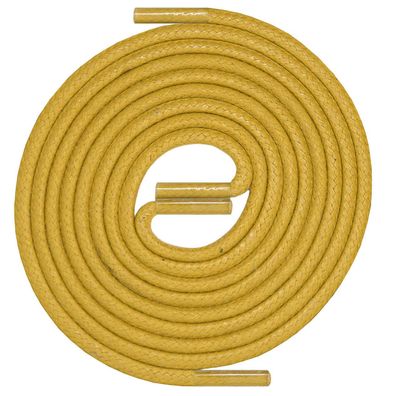 R3-CS Senfgelb | Durchmesser 3 mm, robuste gewachste allround Schnürsenkel