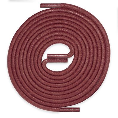 R3-CS Rostrot | Durchmesser 3 mm, robuste gewachste allround Schnürsenkel