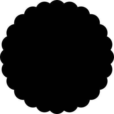 HEYDA 203687584 Motivstanzer XL Kreis geriffelt