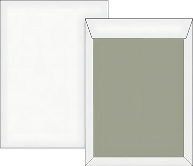 Brunnen Versandtasche B5 weiss Papprücken 1053427