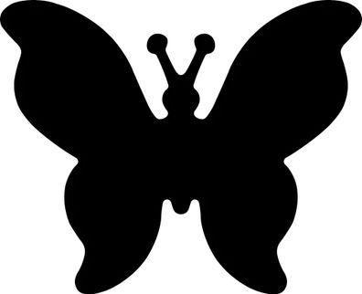 HEYDA 203687545 Motivstanzer groß Schmetterling
