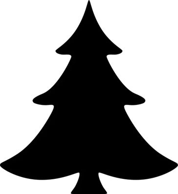 HEYDA 203687546 Motivstanzer groß Tannenbaum