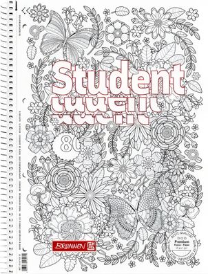 Brunnen Collegeblock A4 Lineatur 27 Garten ZENART 106742701