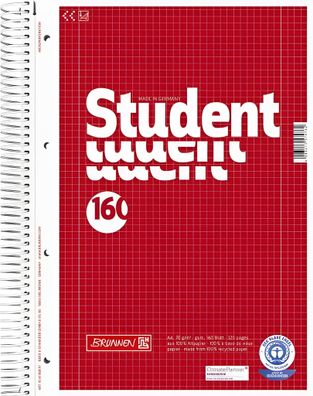 Brunnen Collegeblock A4 Lineatur 28 160 Blatt Recyclingpapier