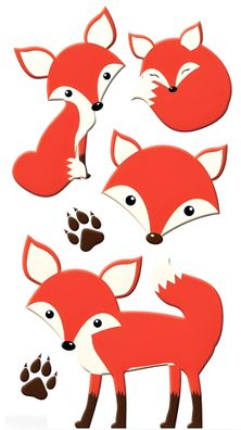 HEYDA 203780714 Stick-On's-Mix Fuchs 75 x 165 cm