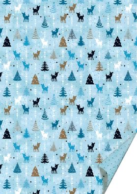 HEYDA 204772039 Motivkarton Bambi 50 x 70 cm blau