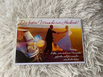 Grußkarte mit Motiv: Herzliche Glückwünsche zur Hochzeit 8156-04 C