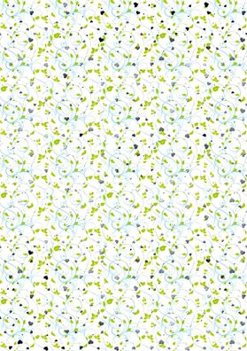 HEYDA Motivkarton Herzen klein A4 (21 x 31 cm inkl. Codierleiste) mint