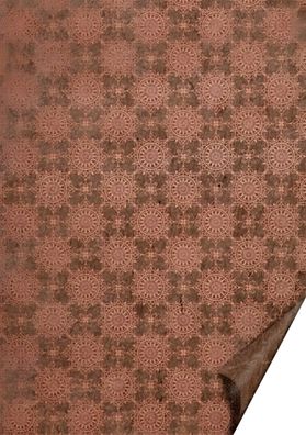 HEYDA 204772752 Naturkarton Ornament A4 roségoldfarben glänzend