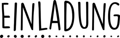 HEYDA 211800341 Stempel Einladung Einladung Holz matt lackiert