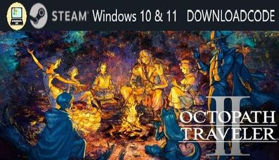 NEU PC Computer Spiel Octopath Traveler 2 für Windows 10 11 STEAM Download Code