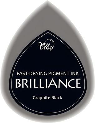 Stempelkissen Brilliance - Dew Drops 35 x 5 cm graphite black