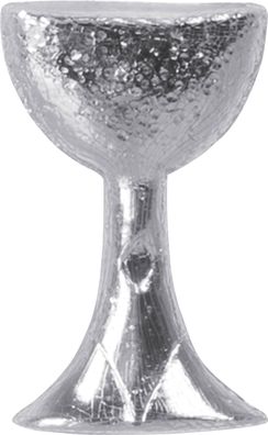 KNORR Prandell 218306284 Wachskelch 38 x 24 mm silberfarben