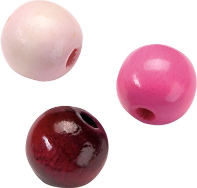 KNORR Prandell Holzperlen-Mix Ø 4 mm Buche Deutschland lila pink