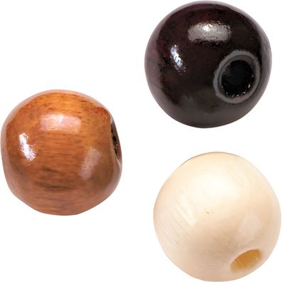 KNORR Prandell 216012410 Holzperlen-Mix Ø 4 mm Buche Deutschland braun