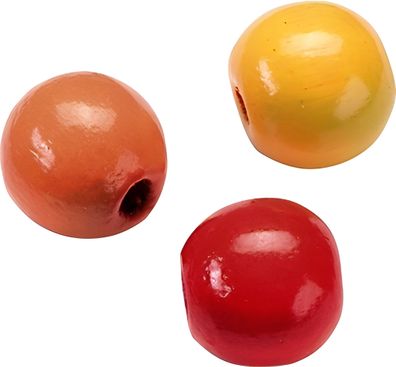 KNORR Prandell Holzperlen-Mix Ø 15 mm Buche Deutschland gelb rot