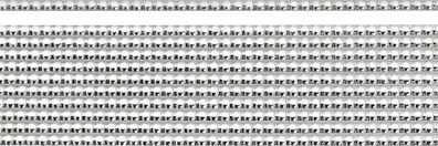 KNORR Prandell Wachs-Perlstreifen 200 mm Ø 3 mm silberfarben glänzend