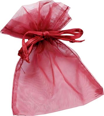 KNORR Prandell 216399568 Organzasäckchen 13 x 10 cm dunkelrot