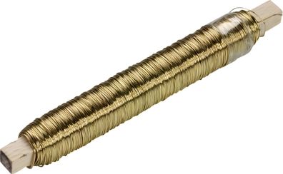 KNORR Prandell 216470301 Wickeldraht 50 m Ø 05 mm Eisen goldfarben