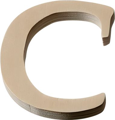 KNORR Prandell 218735646 Buchstabe groß C 8 x 73 x 01 cm Sperrholz