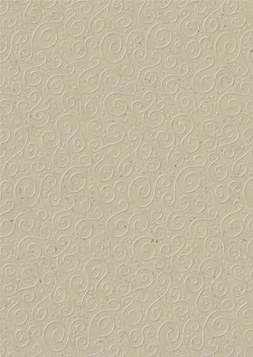 HEYDA 204772659 Prägekarton Milano A4 braungrau natur
