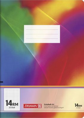 Brunnen Schulheft A4 Lineatur 14 mit RM 20 Blatt
