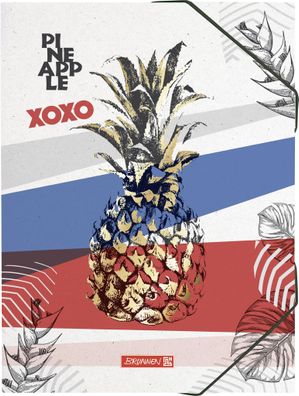 Brunnen Sammelmappe A3 PP RVS Pineapple