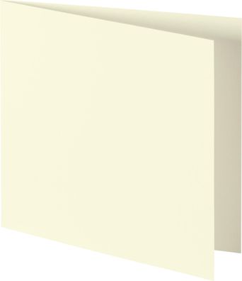 HEYDA 211427009 Doppelkarte Quadrat 135 x 135 mm elfenbein