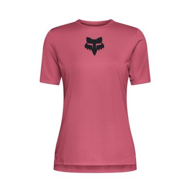 FOX Women Bike Jersey Ranger Ss Head dark pink