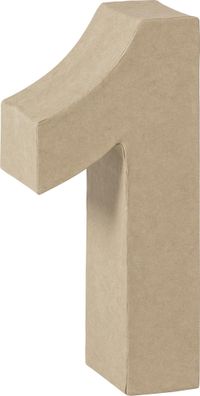 KNORR Prandell 2119293131 Zahl 3D 1 175 x 77 x 55 cm Pappe natur