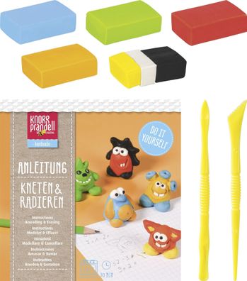 KNORR Prandell 212159101 Bastel-Set Monsterland Kneten & Radieren
