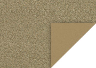 HEYDA Naturkarton Mistel 50 x 70 cm grün/silberfarben glänzend