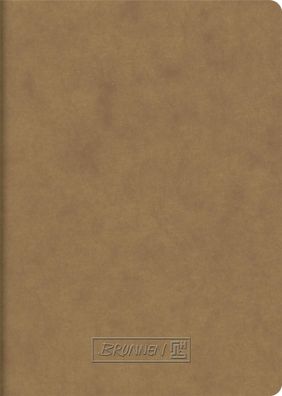 2026 Brunnen Heft Premium A6 unliniert 40 Blatt braun