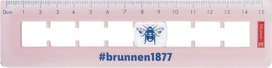 Brunnen Lineal 15cm Flip Harmony