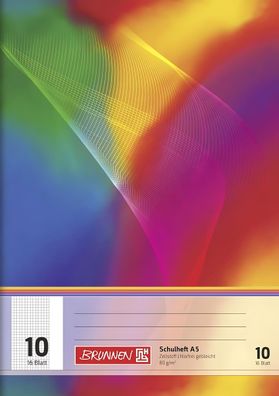 Brunnen Schulheft A5 kariert Lineatur 10 16Bl