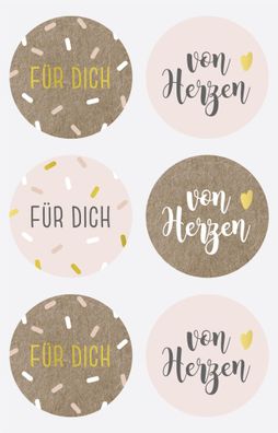 HEYDA Sticker für Dich rund 4 cm