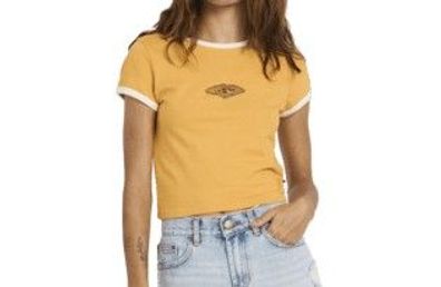 Billabong Women Shirt Otis Diamond golden yellow