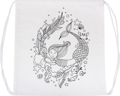 Baumw. Sportbeutel Mermaid 4011643976603