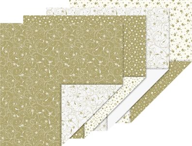 HEYDA 204875575 Faltblätter Outdoor 15 x 15 cm gold