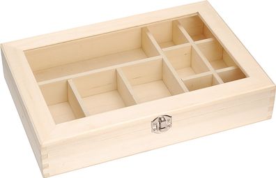 Holzsortimentskasten 31,5x22x6cm