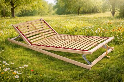 Lattenrost Kopf- Fußteil verstellbar Lattenrahmen 90x200 #4227