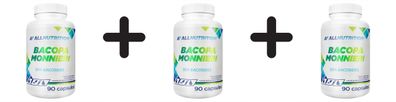 3 x Allnutrition Bacopa Monnieri - 90 caps