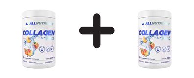 2 x Allnutrition Collagen Pro, Peach - 400g