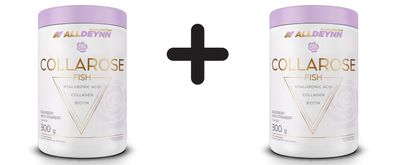 2 x Allnutrition Collarose Fish, Raspberry Wild Strawberry - 300g