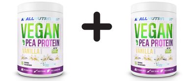 2 x Allnutrition Vegan Pea Protein, Vanilla - 500g