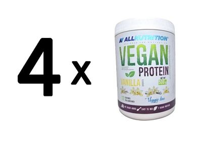 4 x Allnutrition Vegan Protein, Vanilla - 500g