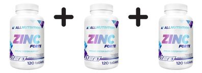 3 x Allnutrition Zinc Forte - 120 tabs
