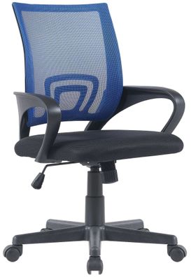Bürostuhl Ergonomisch ZEOS Blau Schreibtischstuhl mit Netzbespannung