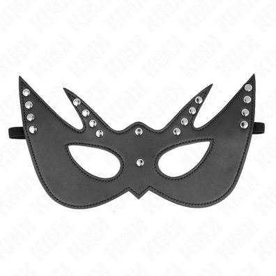 Kink - Fledermaus Maske mit Nieten 23 X 15 Cm