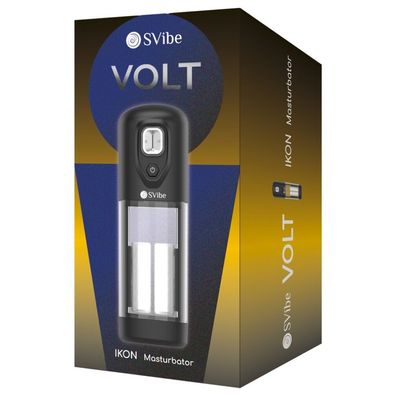 Ikon VOLT - Durchsichtiger Vibrante Heater Masturbator